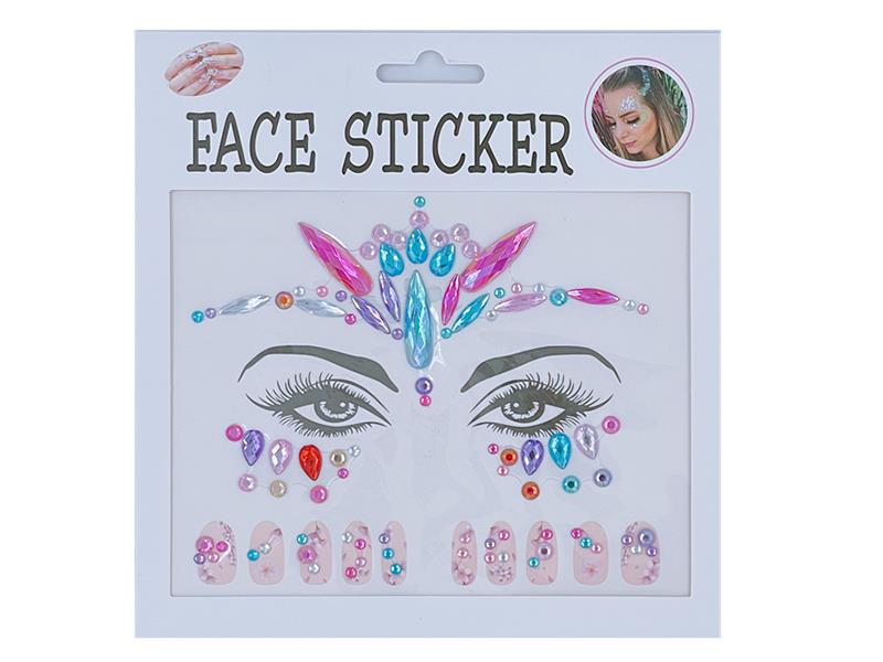 Face Crystal Stickers