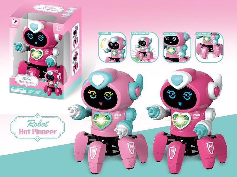 Six Claw Girl Robot With Light And Music