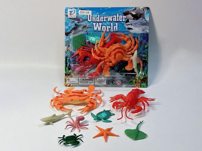 Pvc Simulates Ocean 8Pcs