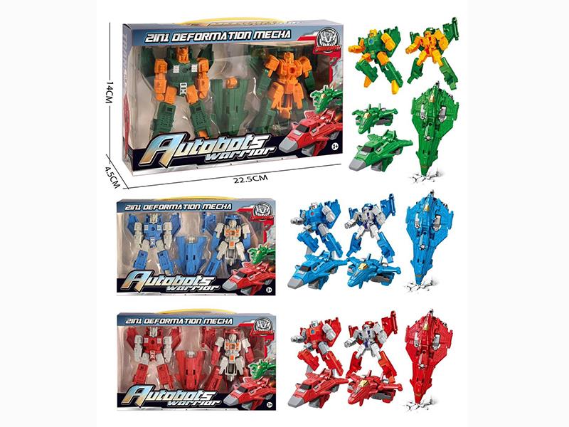 2 In 1 Transformation Warplane Robot Toy