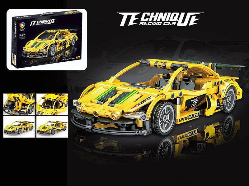 Pull Back Car Building Blocks - Ferrari(472PCS)