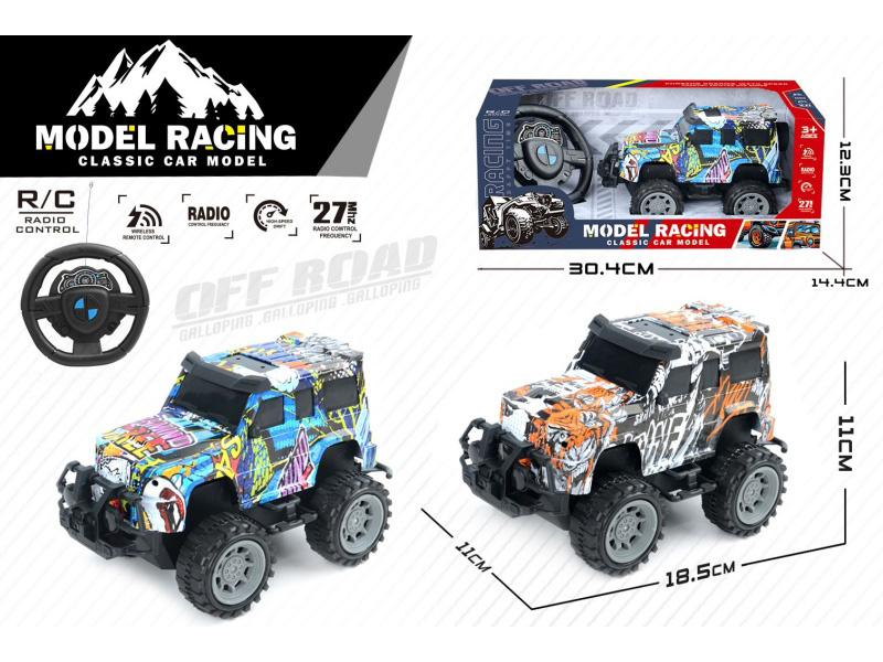 2-Channel Remote Control Graffiti Off-Road Vehicle(Not Included Batteries)