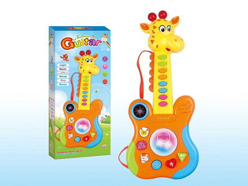 English 15 Keys  Giraffe Learning  Guitar  With Music And Light