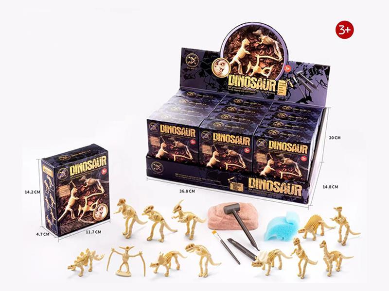 12PCS Static Educational Toys (Dinosaurs)