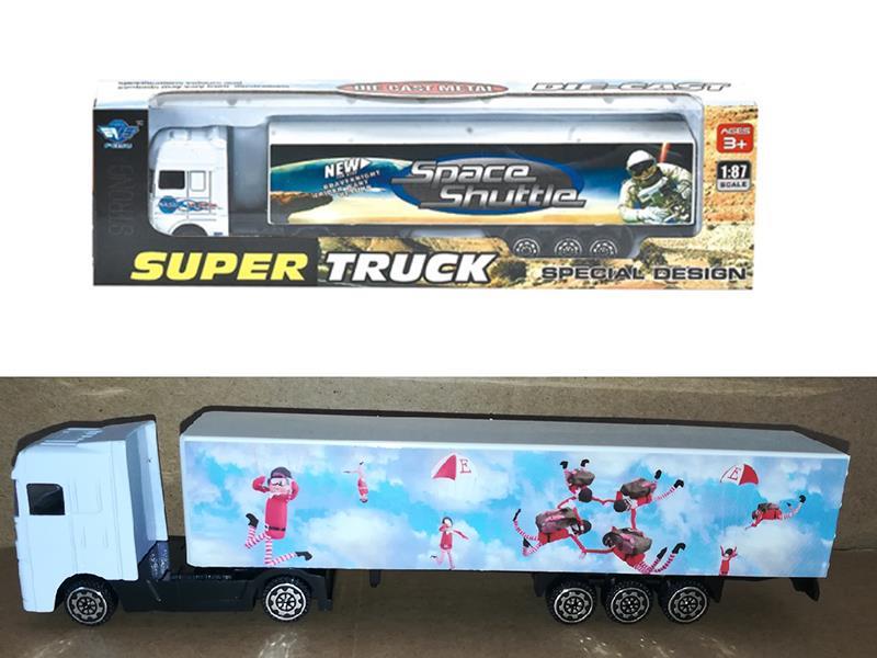 1:87 Slide Alloy Container Truck