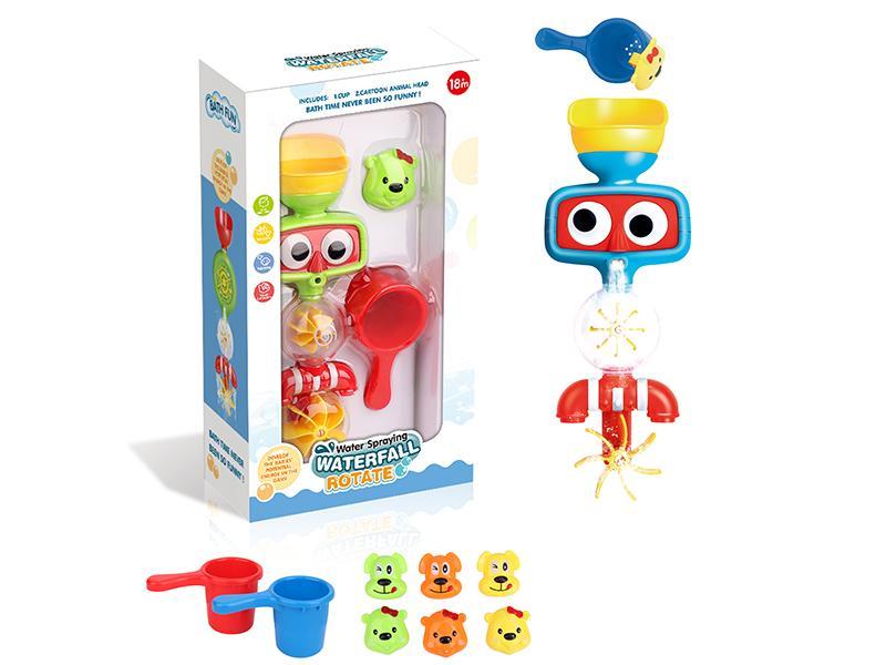 Water Spraying Waterfall-Bath toy