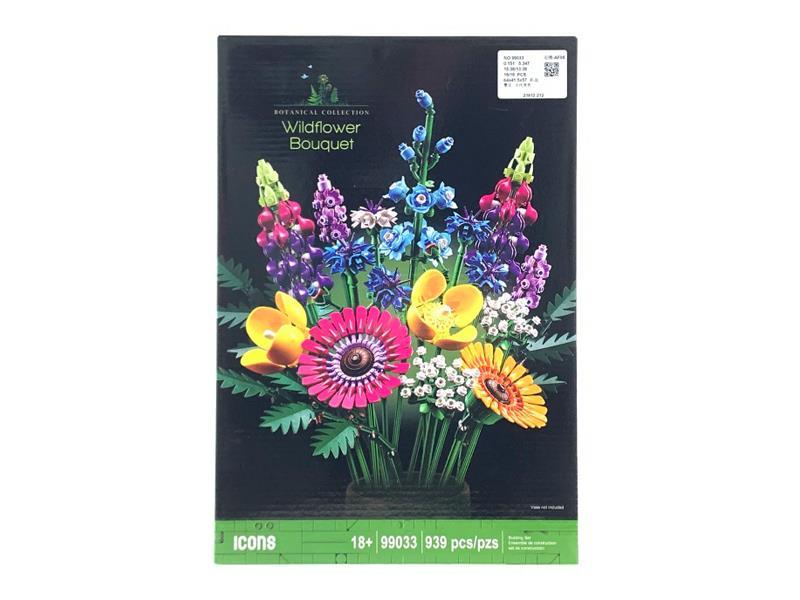 939PCS Floral Building Blocks