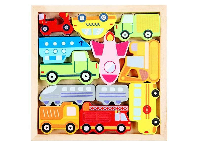 2 In 1 Wooden Puzzle - Unobstructed