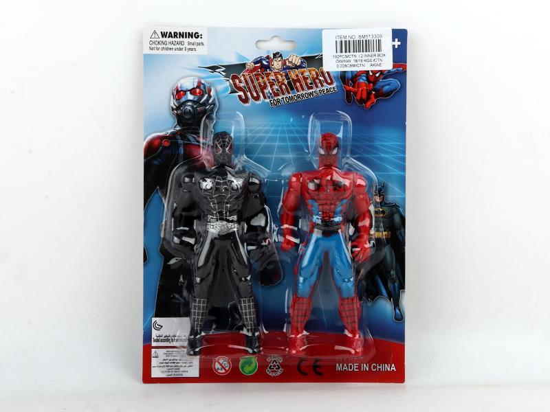 2Pcs Heroes Toy With Light