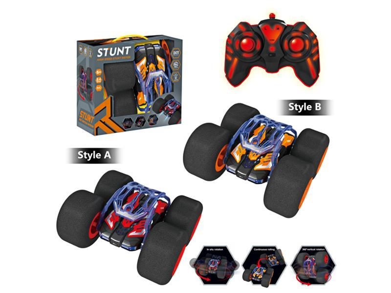 Diy Sponge Wheel Stunt Vehicle (Gyro Version)