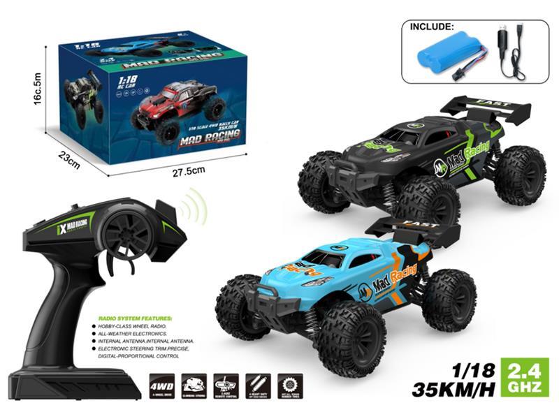 1:18 R/C 4WD Full Scale High-Speed Racing Car