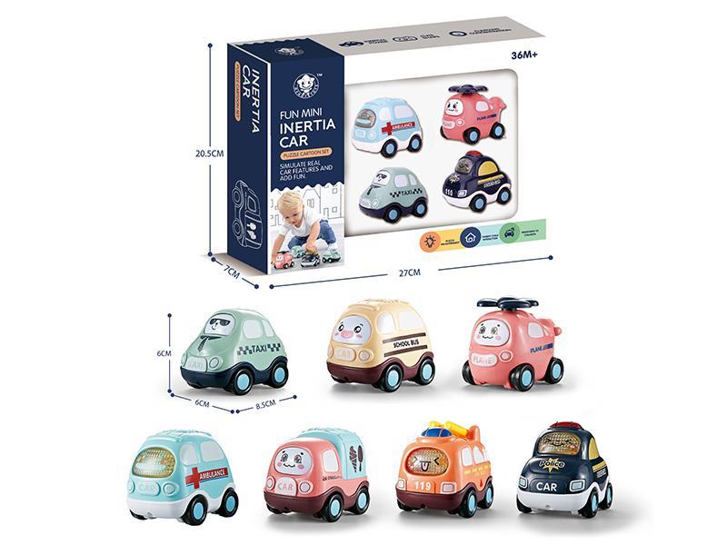 Cartoon Friction Car