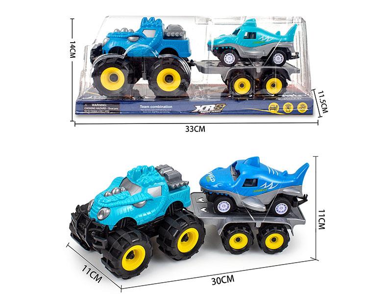 Friction Shark Off-Road Vehicle Trailer Set