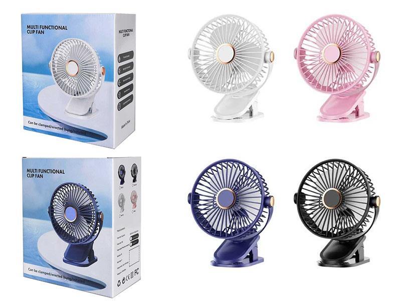 Multifunctional Clip Fan With Lights