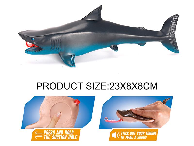 Vinyl Model Shark(Pinch And Out Tongue)