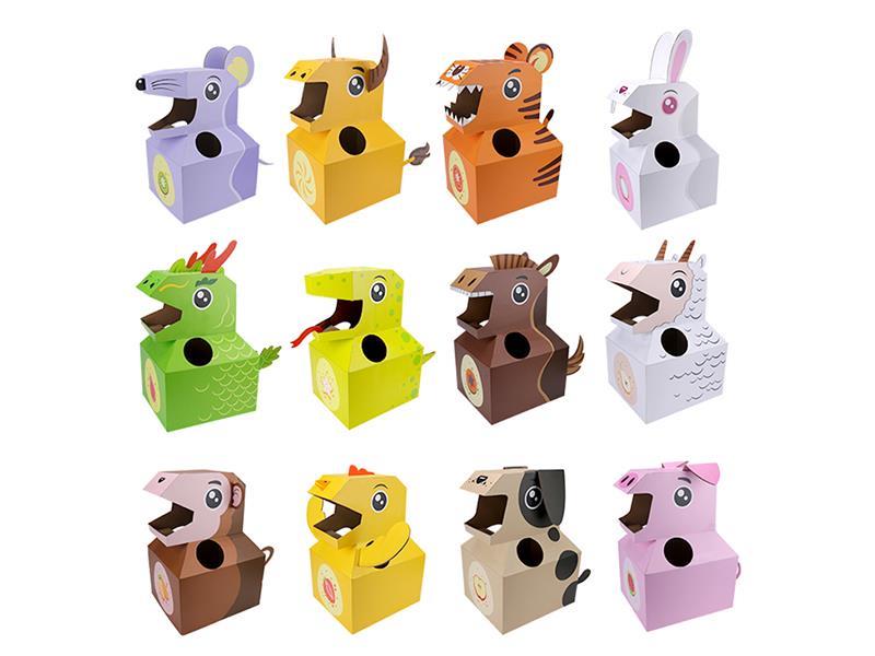 Paper Assembly 12 Zodiac Wearing Models