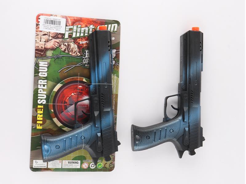 Line Silver Blue Flint Gun