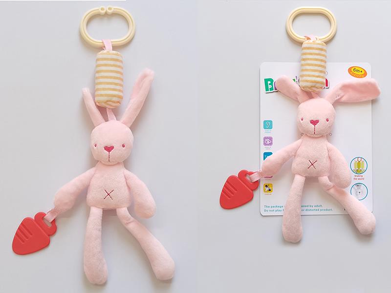 Baby Crib Stroller Hanging Rattle Toy - Rabbit