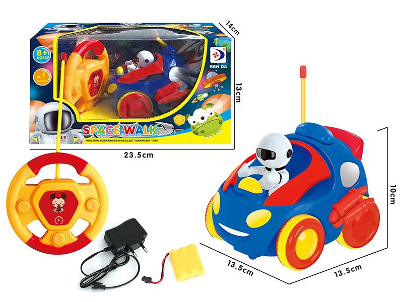 2-Channel Remote Control Astronaut Cartoon Car