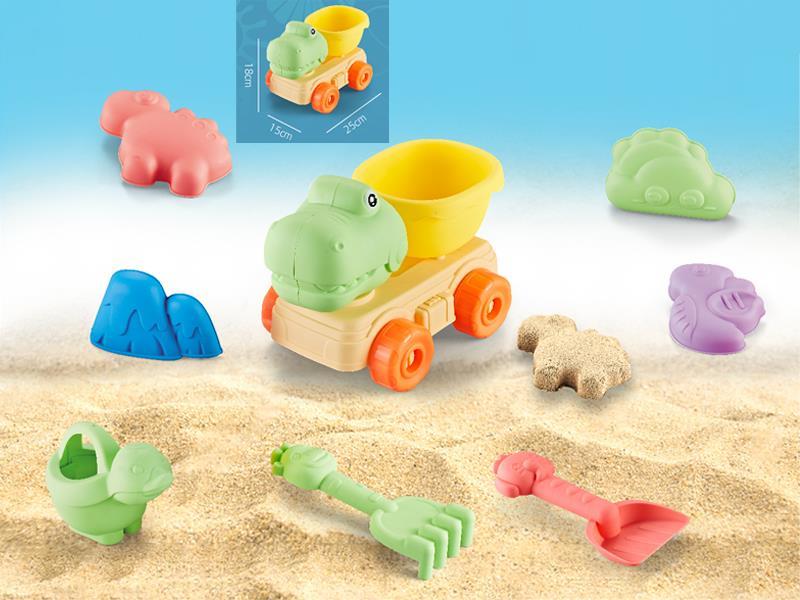 8PCS Dinosaur Beach Set