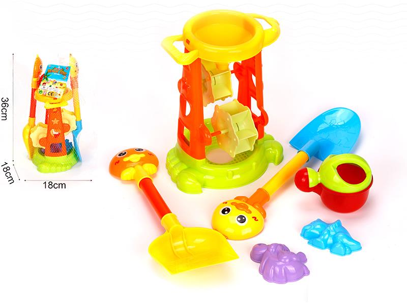 6PCS Hourglass Beach Toy Set