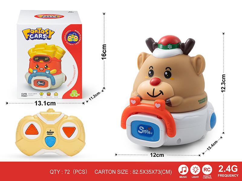 2.4G 3-Channel Remote Control Vinyl Deer Car(With Lights And Music)