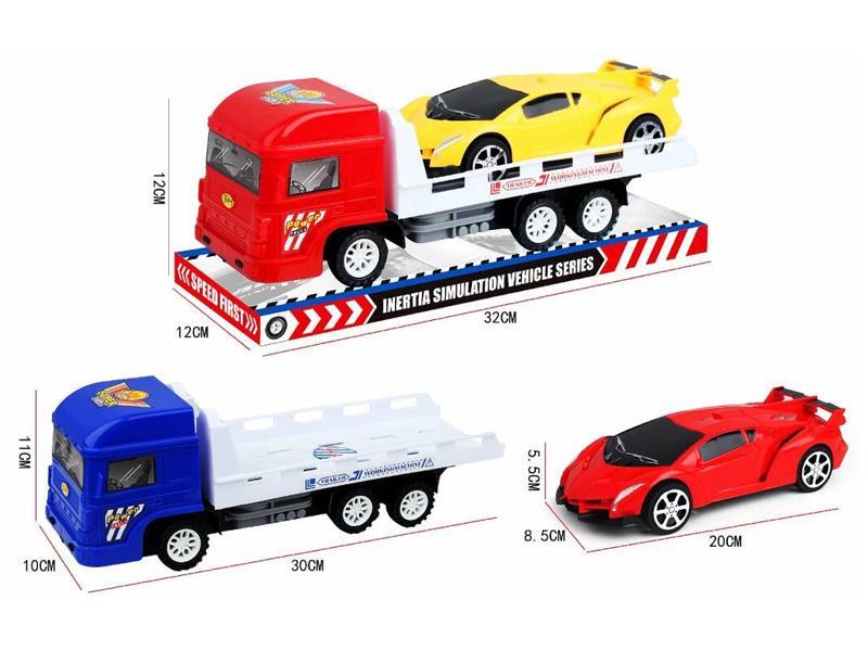 Friction Car + Simulated Lamborghini