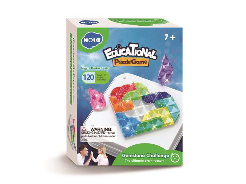 Gemstone Challenge Educational Puzzle Game