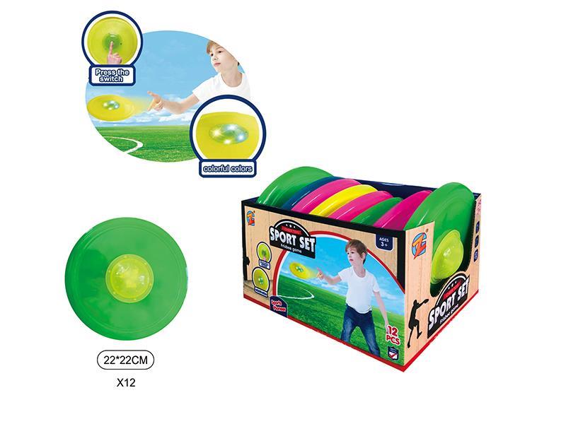 23Cm Light Frisbee (12Pcs)