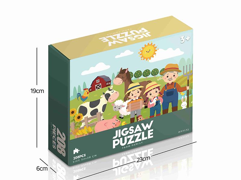 208pcs Jigsaw Puzzle - Farm Family