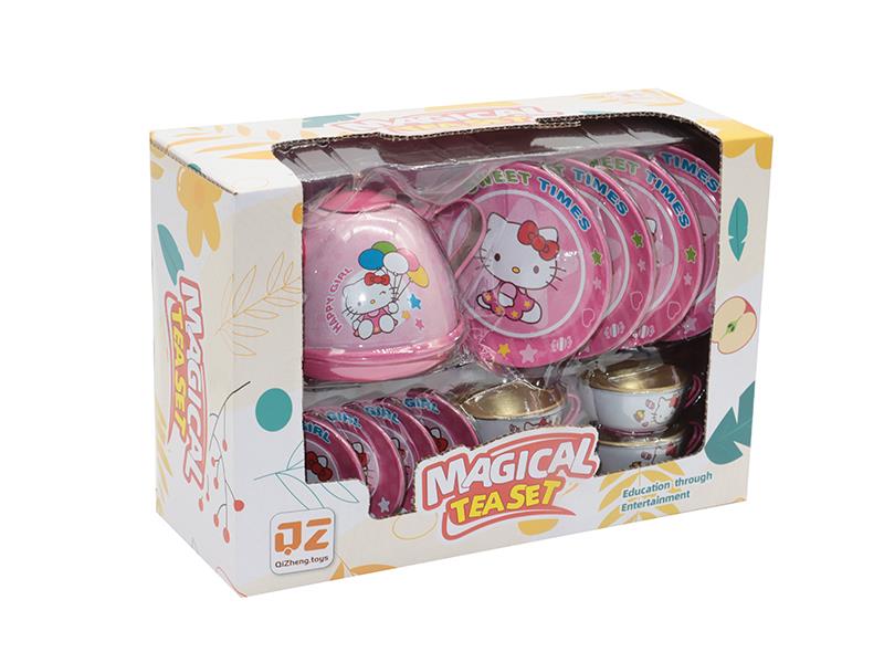 Tinplate Tea Set -Hello Kitty