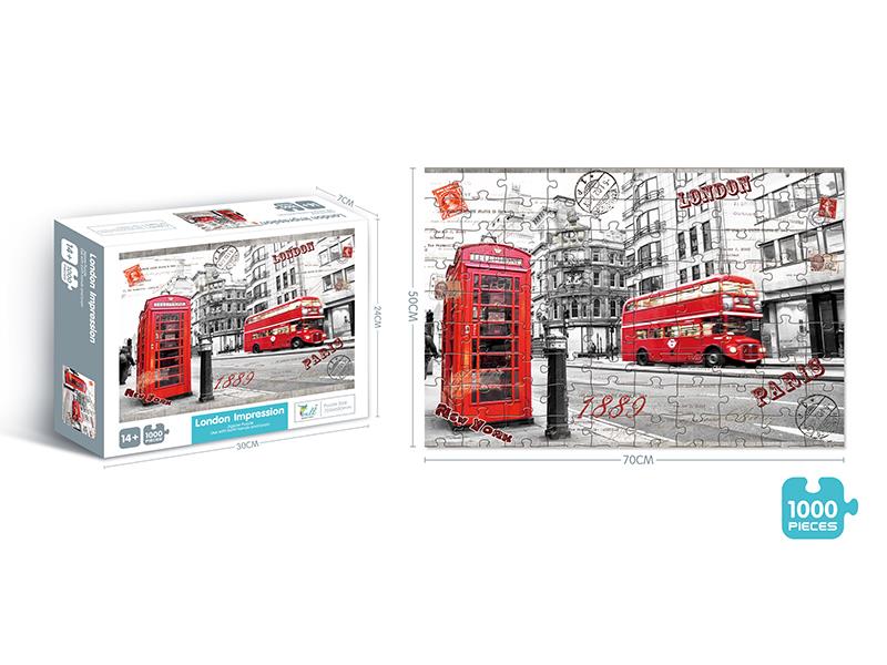 1000PCS London Impression Puzzle