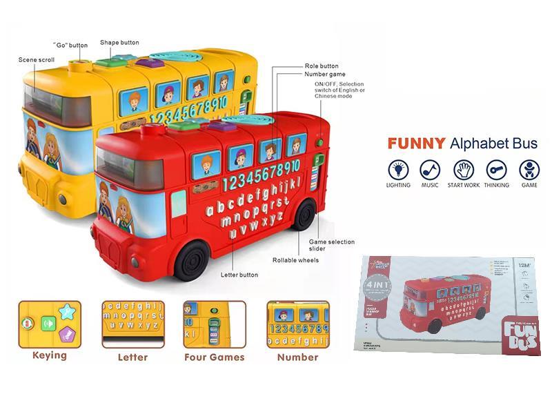 Funny Alphabet Bus