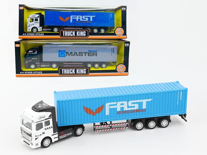 1:50 Alloy Pull Back Container Car