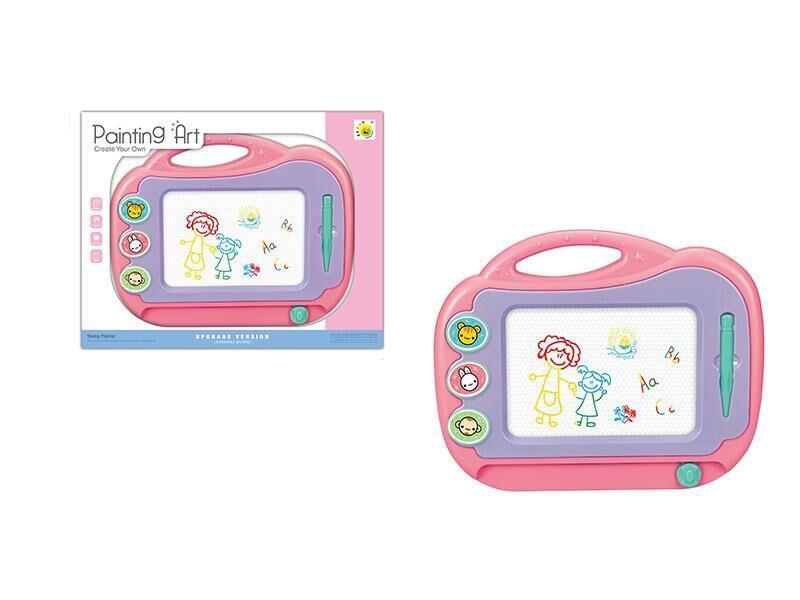 Magnetism Multicolor Drawing Board(Pink)