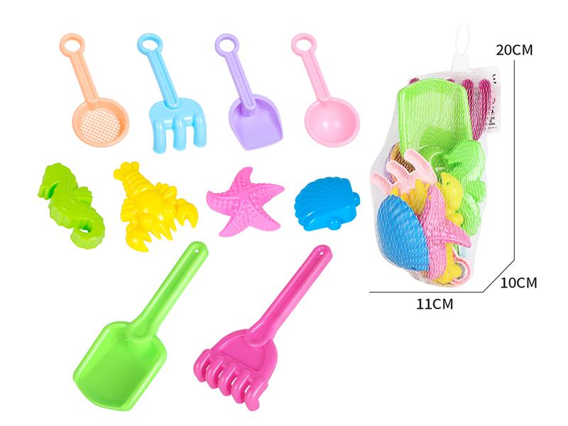 Sea Animal Sand Mold Beach Toys Set 10pcs