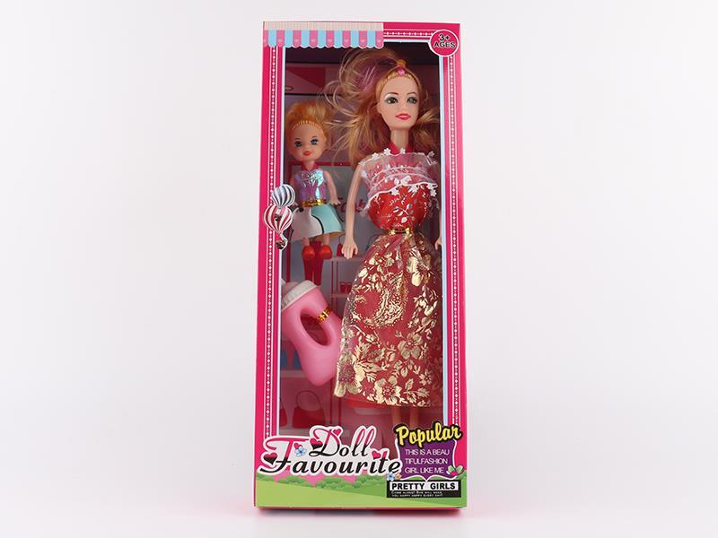11 Inch Hollow Doll  With Small Doll