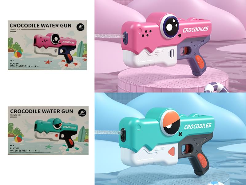 Crocodile Water Gun -  Pink/Green (Small)