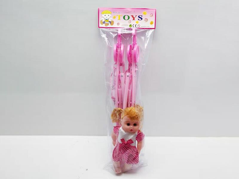 Baby Stroller Toy + Doll