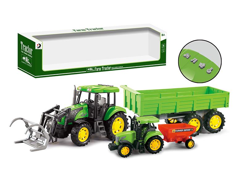 Friction Farm Tractor With Light And Music