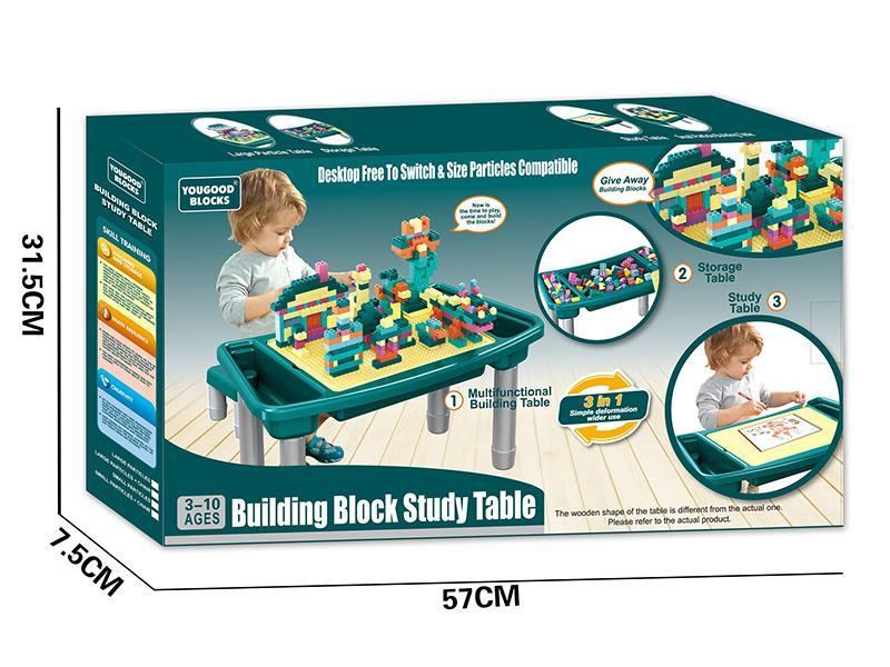 Building Blocks  Table + 300 Granulum Building Blocks