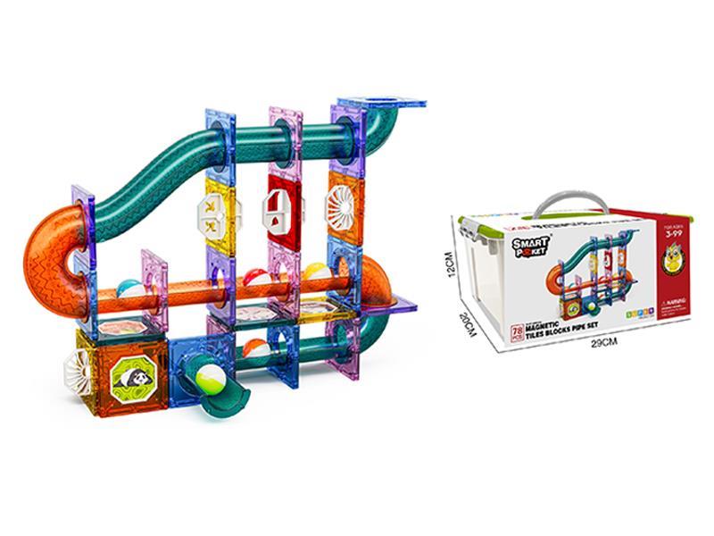 78Pcs Pipe Color Window Magnetic Sheet Suit - Basic Version