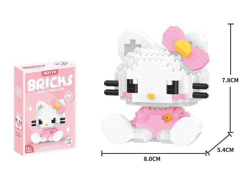 Hello Kitty Building Blocks 382pcs