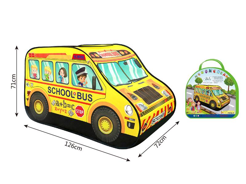 Large School Bus Shape Children Play Tent