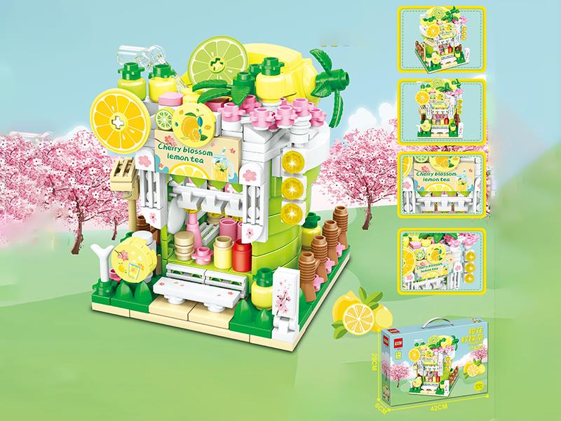 476+pcs Street Scene Series Building Blocks