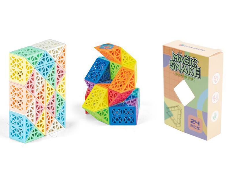 24pcs Hollow Rubik's Snake