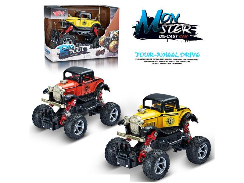 1:34 Q Version Alloy Return Force Simulation Climbing Wheel