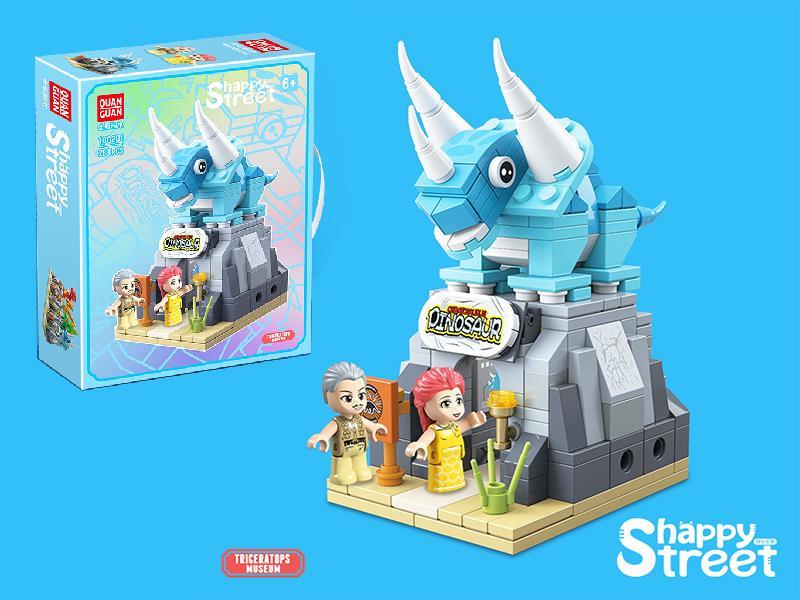 Triceratops Museum Building Blocks