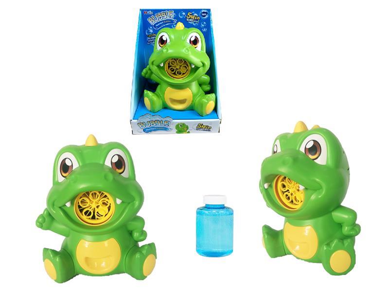 5 Holes Dinosaur Bubble Machine With 130ml Bubble Water(Without Light And Music)