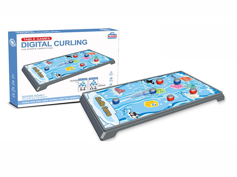 Digtal Curling Desktop Board Game